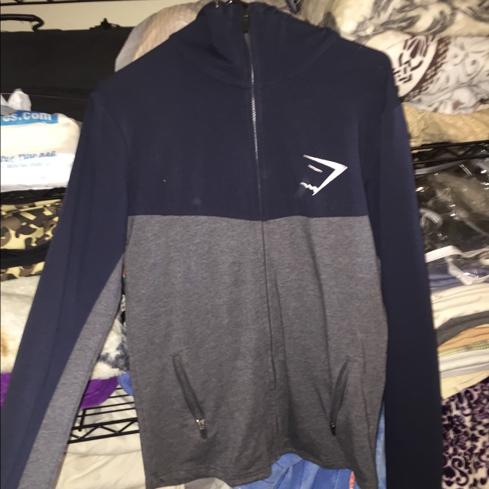Gymshark fit sweater zipper stretchy large